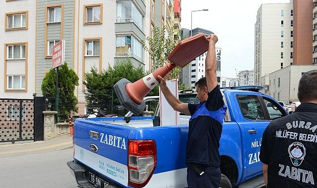 Altınşehir ve 23 Nisan'da kaldırım işgallerine karşı kapsamlı denetim