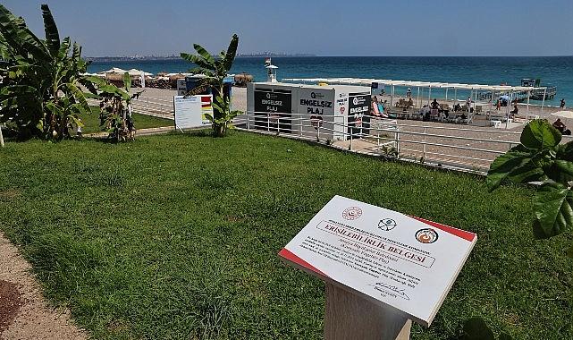 Büyükşehir'in engelsiz plajlarına ziyaretçi akını