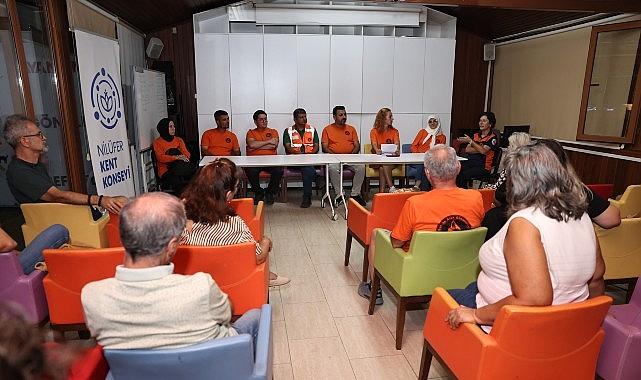 Nilüfer'de afetlere karşı alınabilecek tedbirler konuşuldu