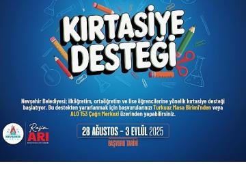 “Kırtasiye Desteği" İçin Başvurular Başladı