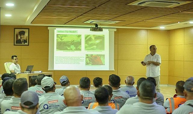 Büyükşehir'den ilaçlama personeline eğitim