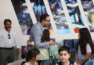 Yiğit, Robotik Kodlama Kursu öğrencileriyle buluştu