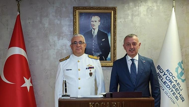 Garnizon Komutanı'ndan Başkan Büyükakın'a iadei ziyaret