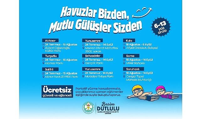 Büyükşehir'in Havuzları Çocuklarla Buluşuyor