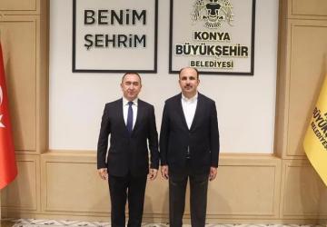 Büyükelçi Khaydarov, Konya Büyükşehir’i Ziyaret Etti