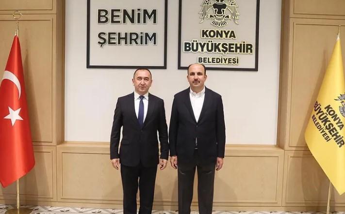 Büyükelçi Khaydarov, Konya Büyükşehir’i Ziyaret Etti Büyükelçi Khaydarov, Konya Büyükşehir’i Ziyaret Etti