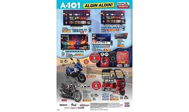 11 Eylül'de A101'den Motosiklet ve Şarj İstasyonu Fırsatları 11 Eylül'de A101'den Motosiklet ve Şarj İstasyonu Fırsatları