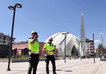 Adıyaman’da, drone destekli trafik denetimi devam ediyor