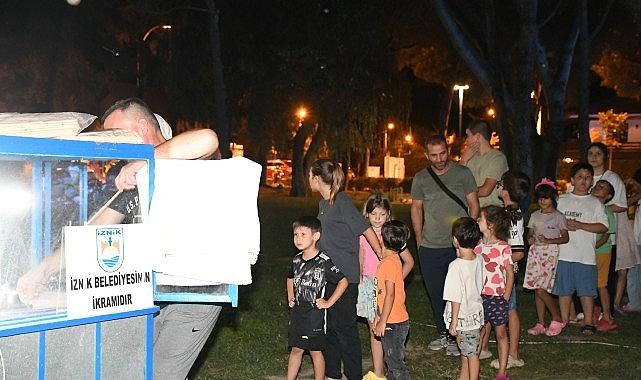 İznik'te Yaz Akşamları Çocukların Neşesiyle Renkleniyor