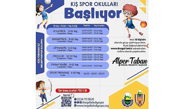 İnegöl Belediyesi Kış Spor Okullarında Kayıtlar Devam Ediyor İnegöl Belediyesi Kış Spor Okullarında Kayıtlar Devam Ediyor