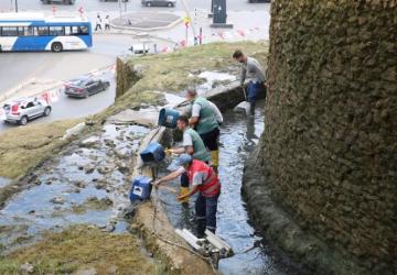 Ankara Keçiören Şelalesi Sonbahar Bakımına Alındı