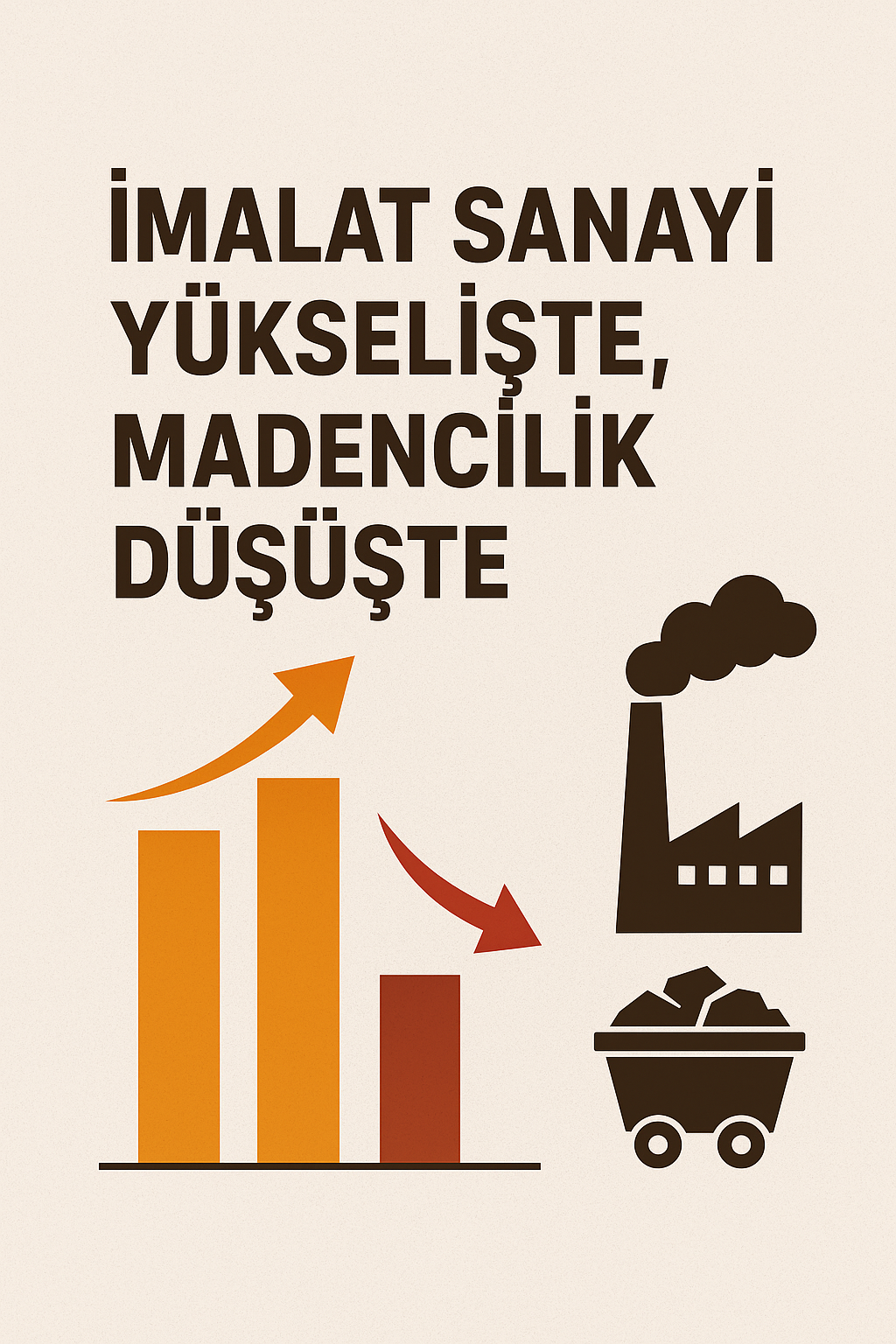 İmalat Sanayi Yükselişte, Madencilik Düşüşte! İmalat Sanayi Yükselişte, Madencilik Düşüşte!