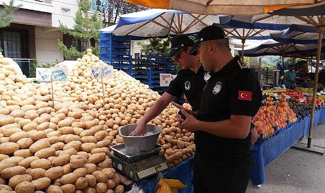 Keçiören'de semt pazarlarına sıkı denetim Keçiören'de semt pazarlarına sıkı denetim