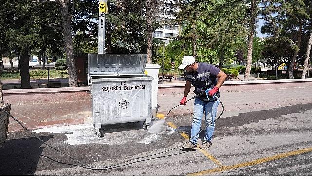 Keçiören'de Geniş Kapsamlı Temizlik Seferberliği