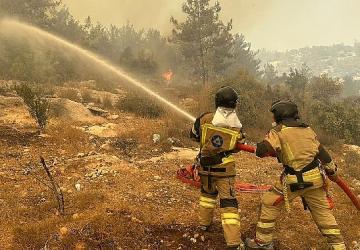 Akkuyu NGS itfaiye birimi, yangın söndürme çalışmalarına destek verdi