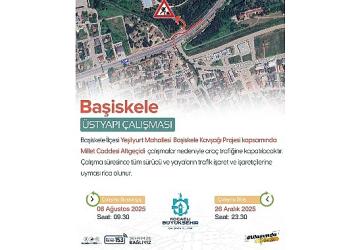 Başiskele Kasap Durağı Altgeçidi geçici olarak trafiğe kapatıldı