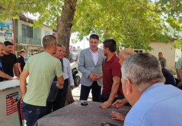 Milletvekili İshak Şan, Tut ilçesinde esnaf ve vatandaşla buluştu