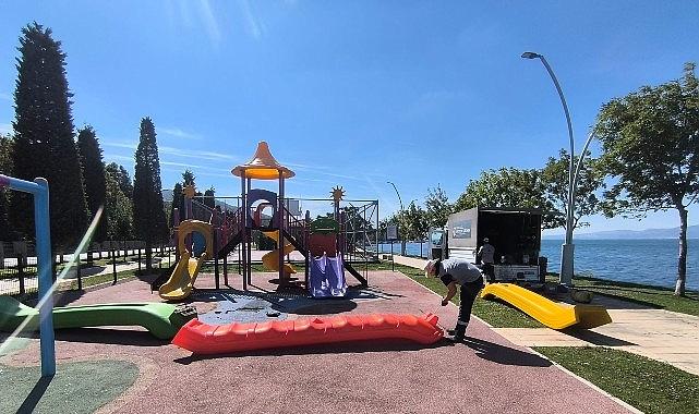 Büyükşehir'den çocuklara güvenli oyun alanları