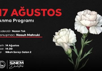 Üsküdar'da “17 Ağustos Anma Programı" Düzenlenecek