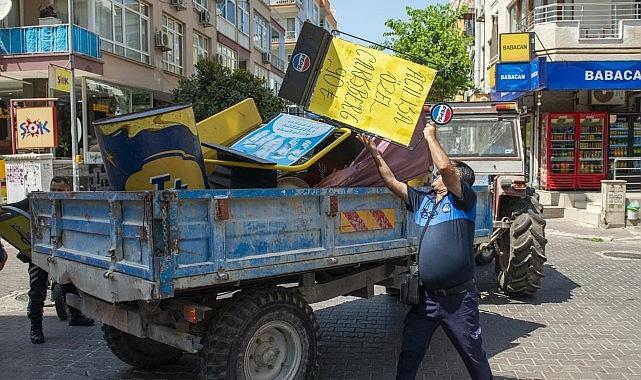 Yenişehir Belediyesi kaldırım ve yol işgallerine geçit vermiyor