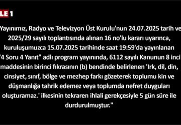 Türkiye’de Basın Özgürlüğü Tartışmaları: TELE1 Ekranları 5 Günlüğüne Karartıldı