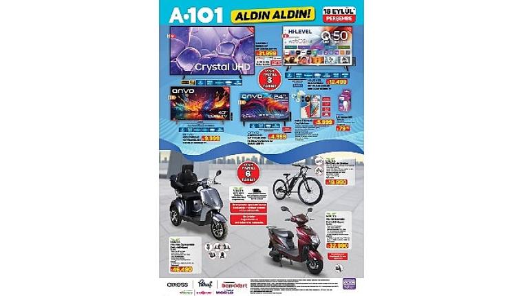 Yeni Nesil Mobilite Ürünleri 18 Eylül'de A101 Mağazalarında