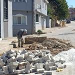 Pazaryeri’nde Bozulan Kaldırımlar Yenileniyor