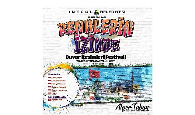 İnegöl'de Duvar Resimleri Festivali İçin Geri Sayım Başladı