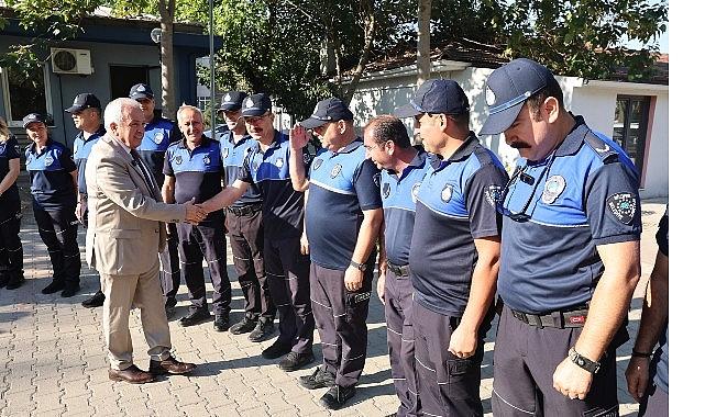 Başkan Şadi Özdemir Zabıta Teşkilatı'nın 199. yılını kutladı Başkan Şadi Özdemir Zabıta Teşkilatı'nın 199. yılını kutladı