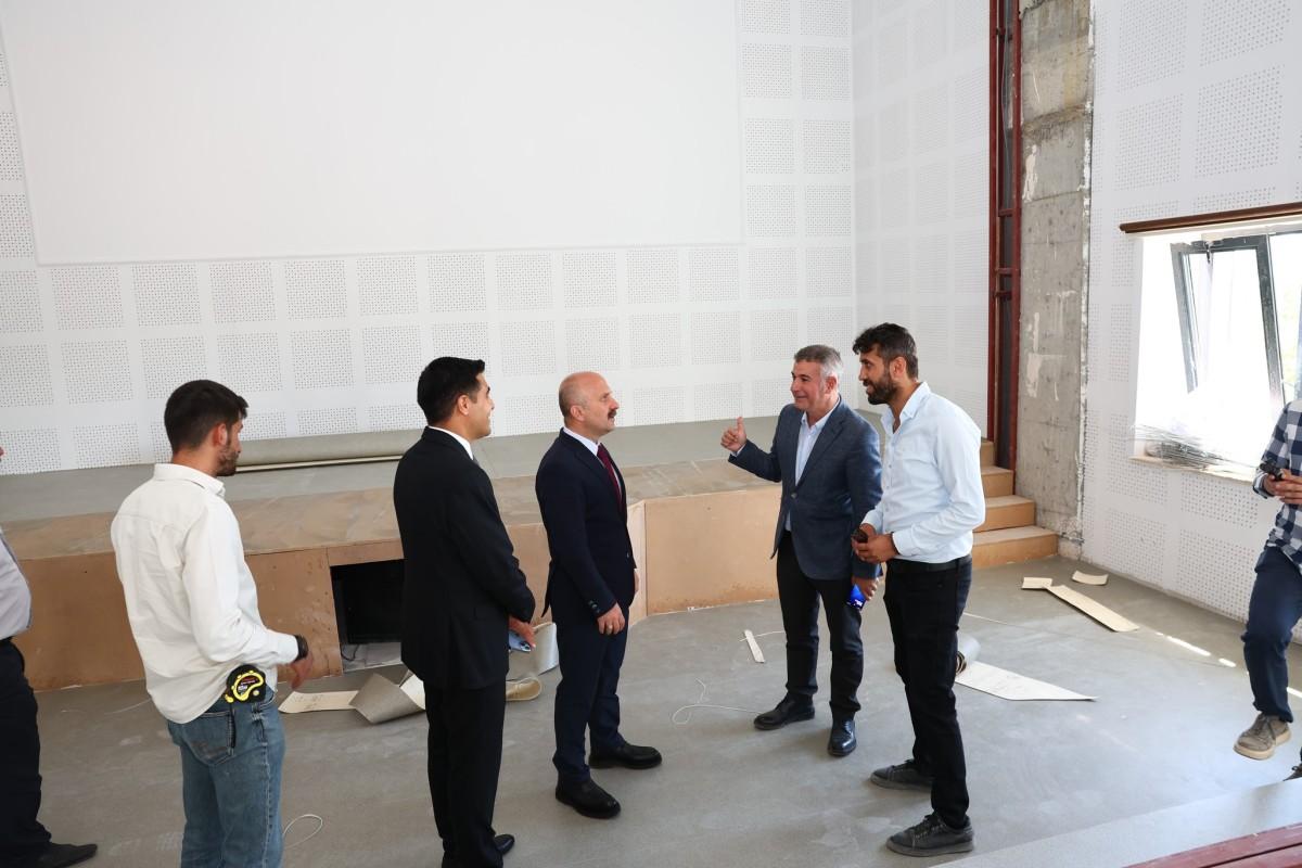 Vali Dr. Osman Varol’dan Tut İlçesi’nde Kültür Merkezi incelemesi