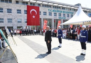 Nilüfer'de Zafer Bayramı'nın 103'üncü yılı kutlandı