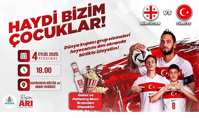 İlk Maç Dev Ekranda, Kalbimiz Milli Takımla İlk Maç Dev Ekranda, Kalbimiz Milli Takımla