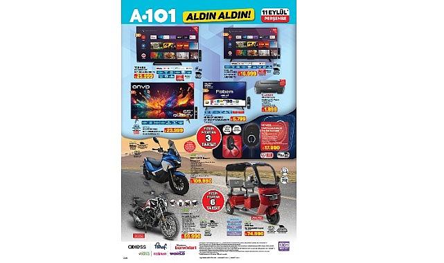 11 Eylül'de A101'den Motosiklet ve Şarj İstasyonu Fırsatları