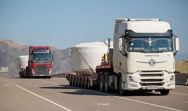 Rosatom'un Rüzgâr Parkı İnşası İçin İlk Parçalar Kırgızistan'a Teslim Edildi