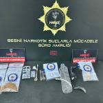 Besni’de uyuşturucu operasyonuna 14 gözaltı