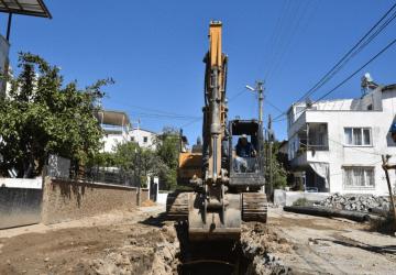 BASKİ’den Burhaniye’ye Kanalizasyon Atağı