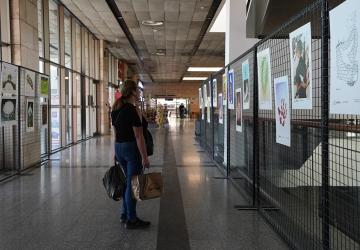 Terminalde Dünya Barış Günü Sergisi Açıldı