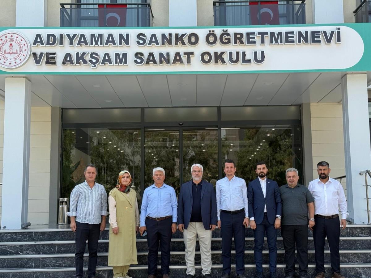 Başkan Kablan’dan konaklama hizmeti vermeye başlayan Sanko Öğretmenevi’ne ziyaret Başkan Kablan’dan konaklama hizmeti vermeye başlayan Sanko Öğretmenevi’ne ziyaret