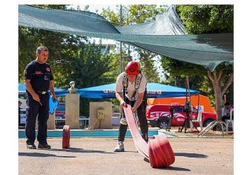 İtfaiye adayları zorlu parkurlarda ter döküyor