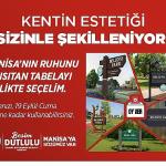 Manisa'nın Tabelalarına Halk Karar Verecek