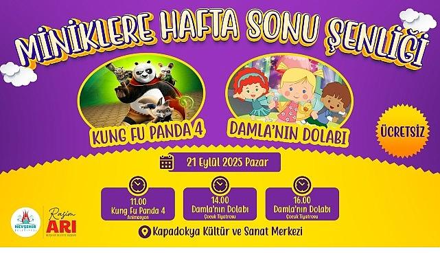Nevşehir Belediyesi'nden Miniklere Hafta Sonu Şenliği