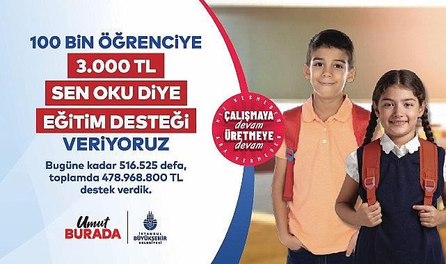 'Sen Oku Diye' Desteğine Başvurular Başladı 'Sen Oku Diye' Desteğine Başvurular Başladı