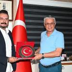 Sendika Başkanı Mutaf'tan Başkan Topaloğlu'na ziyaret