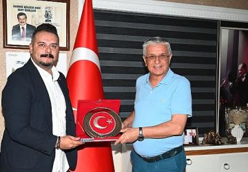 Sendika Başkanı Mutaf'tan Başkan Topaloğlu'na ziyaret