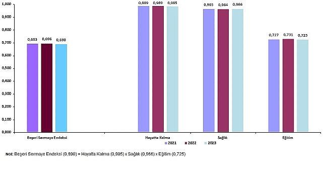 İl Seviyesinde Beşeri Sermaye Endeksi, 2021-2023