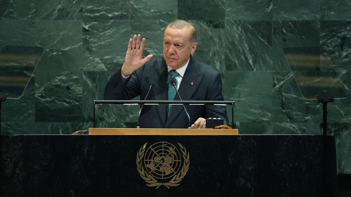 Cumhurbaşkanı Erdoğan BM Genel Kurulu’ndan dünyaya seslendi: ‘Gazze’de bir savaş yoktur, soykırım vardır’ Cumhurbaşkanı Erdoğan BM Genel Kurulu’ndan dünyaya seslendi: ‘Gazze’de bir savaş yoktur, soykırım vardır’