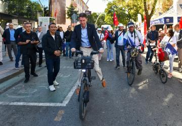 Başkent’te 7. Cadde Avrupa Hareketlilik Haftası’na Özel Trafiğe Kapatıldı