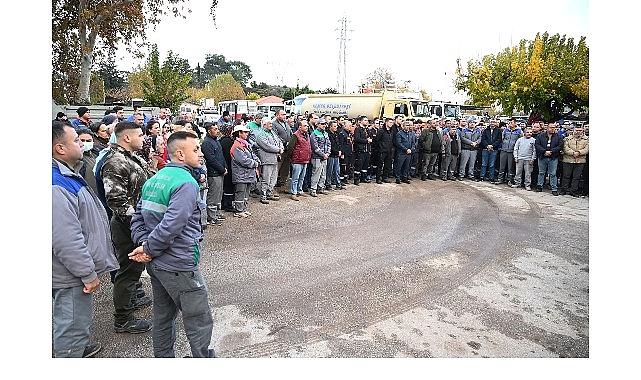Başkan Topaloğlu personelin yeni yılını kutladı