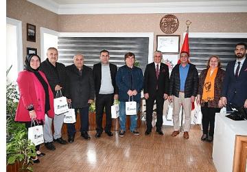 Muhtarlardan Başkan Topaloğlu'na ziyaret