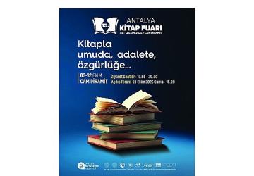 15. Antalya Kitap Fuarı 3 Ekim'de başlıyor